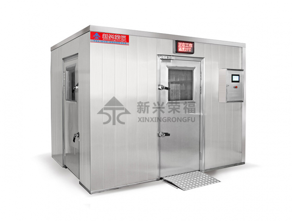 中央廚房餐具消毒神器，新興榮福熱風(fēng)循環(huán)消毒存儲(chǔ)庫(kù)